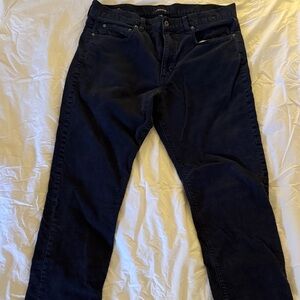 J. Crew Dark Blue Corduroy Pants